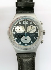 SWATCH IRONY CHRONO 2000 - YCS4009 - DAREDEVIL - Neuf | eBay