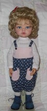 WEE 3 MELODY Doll Wig SIZE 8-9.5 BLONDE Full Head of Short Loose Curls NWT