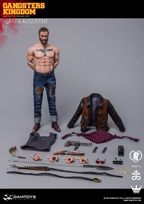 DAMTOYS GK027 Gangsters Kingdom - HEARTS 6 AUGUSTINE 1/6 ACTION