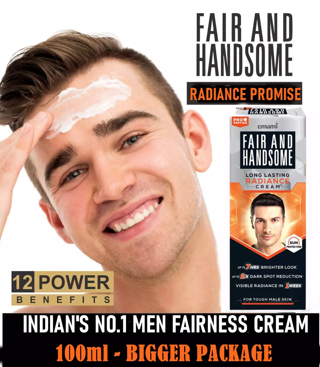 100g New Men Fairness Face cream Handsome Advance skin whitening lightening UK