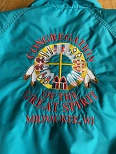 Vintage Wearguard Jacket Men Large Used Work Wear "Congregation Of Great Spirit"