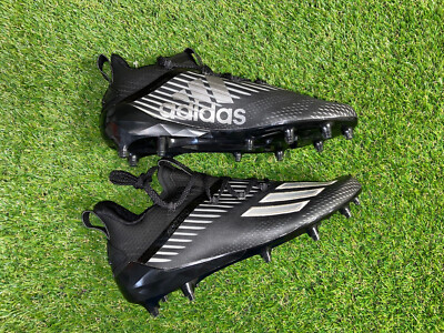 Adidas Adizero Football Cleats Sample Black Silver Metallic  display picture 3