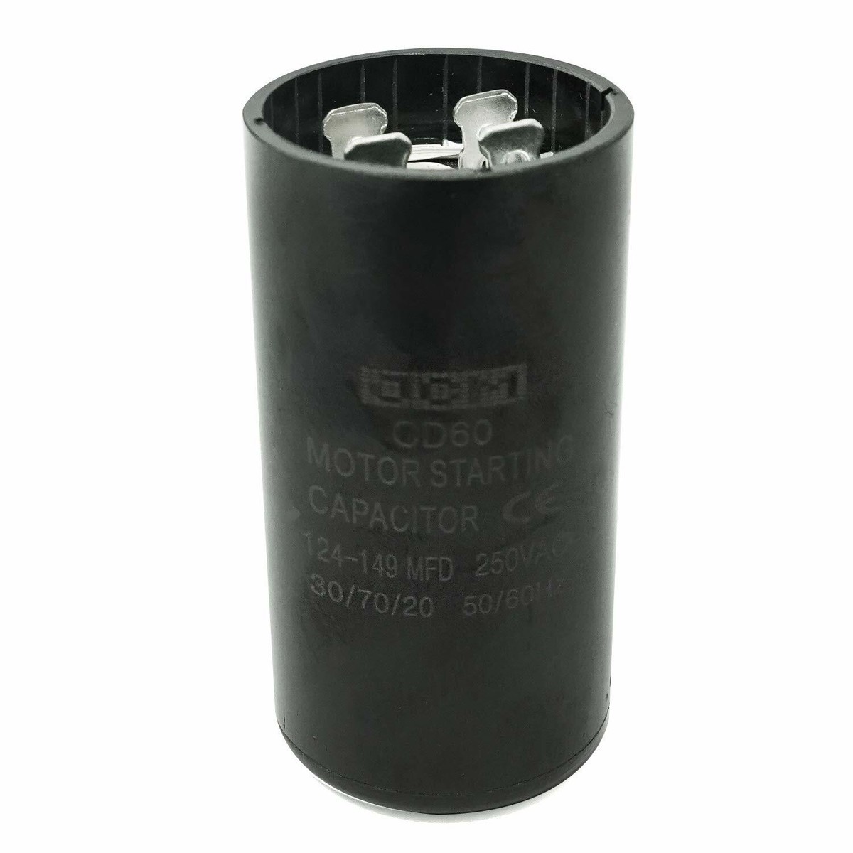 Packard TMJ124 Motor Start Capacitor 124-149 Mfd 110-125 Volt
