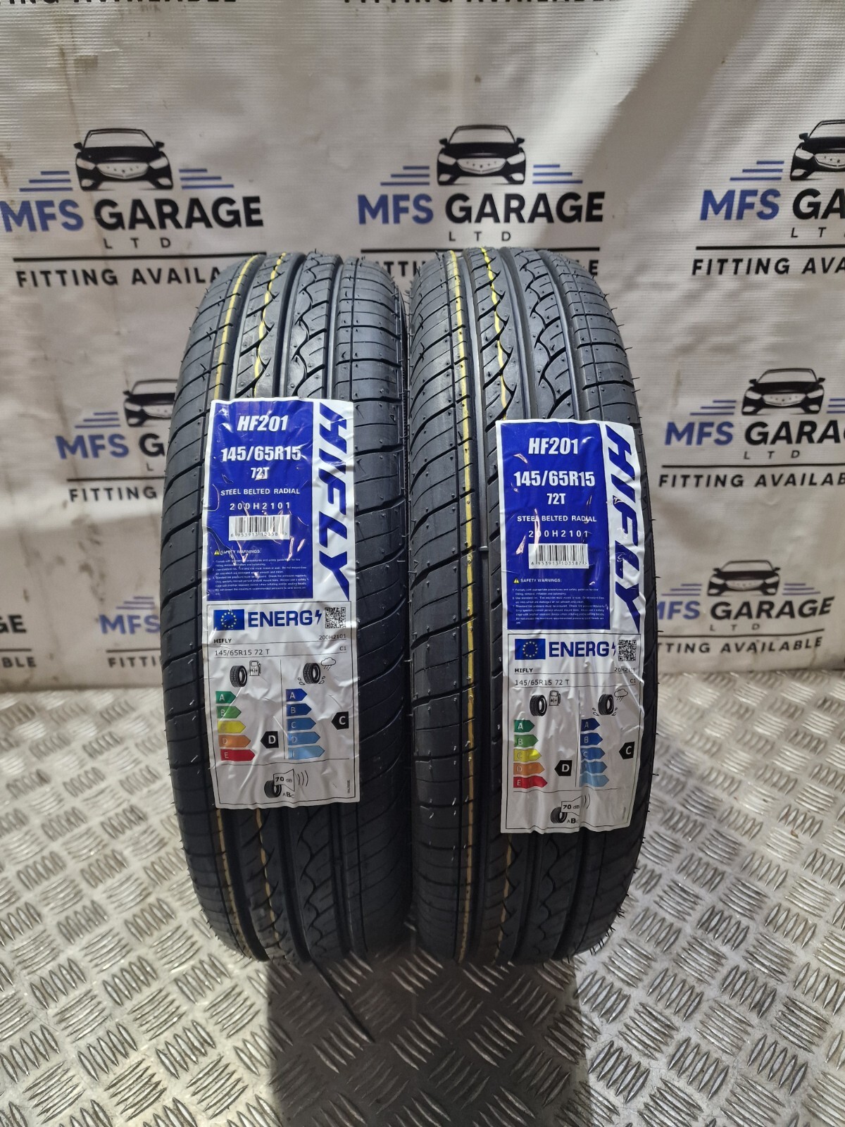 145/65R15 HIFLY HF201 72T 145 65R15 TWO TYRES