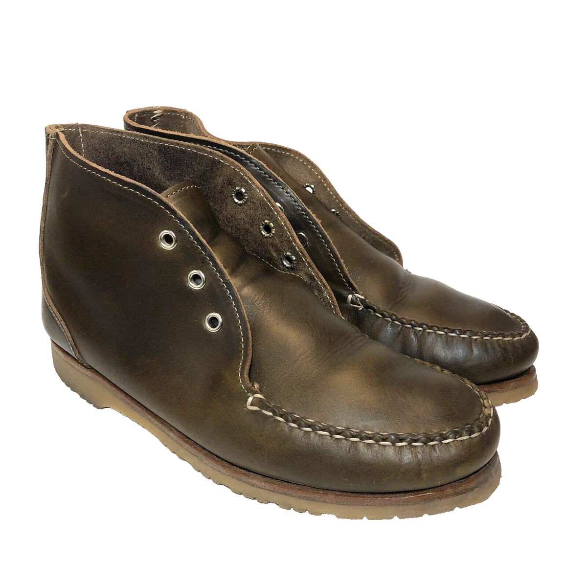 Quoddy Chukkas sz 9 made in USA Quoddy Cross Stitch Chukka - Exclusive - Whiskey | Chukka  main image 3