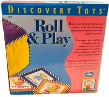 Discovery Toys Roll & Play Activity Cube w/ Cards, Educational, Speech, Tactile