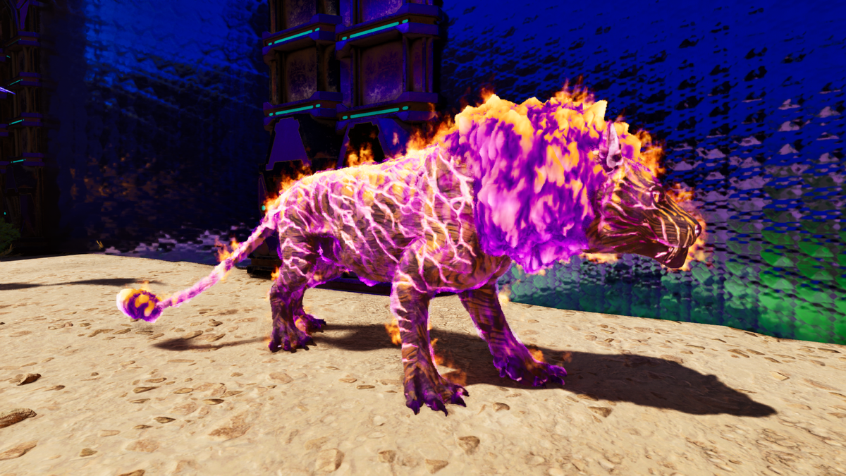 ARK Survival Ascended PvE – Pyromane (leone) Top Stats 523 M, Per PC/XBOX/PS5
