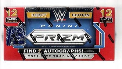 2022 PANINI PRIZM WWE SEALED HOBBY FOTL FIRST OF THE LINE BOX | eBay