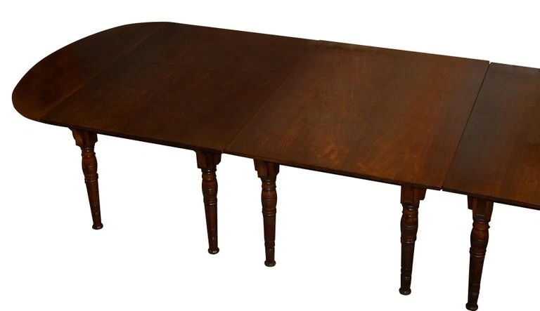 Rare Gillows Lancaster 1789-1795 George III American Walnut Dining Table - Image 3 of 4