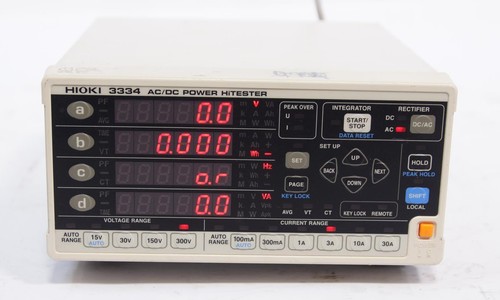Hioki 3334 AC / DC Single-phase Power HiTester | eBay