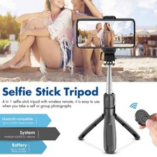 Extendable Wireless Bluetooth Shutter Selfie Monopod Stick for iPhone Samsung