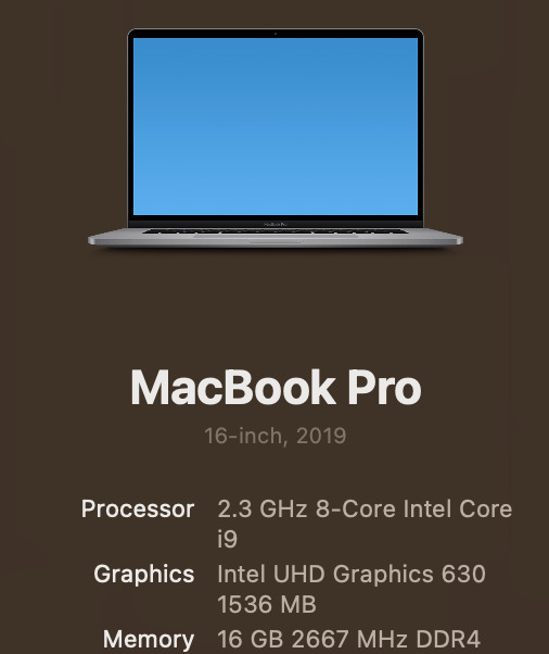 Apple MacBook Pro 16