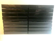 16 Empty Game Shell Case Cover Protective Box Black 1" Thick Double