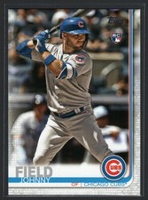 Johnny Field 2019 Topps #606 Rookie - Chicago Cubs
