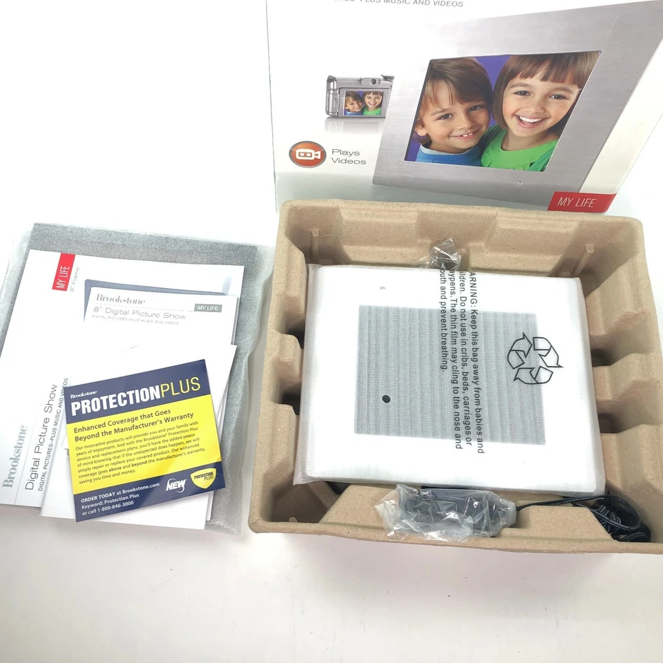 BOOKSTONE DIGITAL PICTURE SHOW MY LIFE 8” FRAME NEW - Image 2 of 3