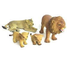 Figura miniatura Bandai World Wild Animals África #8 #9 conjunto de leones importación Japón