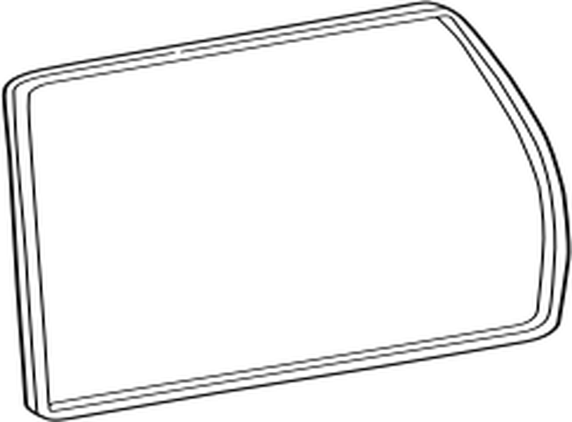 6788160111 Toyota Weatherstrip, back door 6788160111, New Genuine OEM