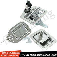 Stainless Steel Trailer Paddle Door Latch Han...