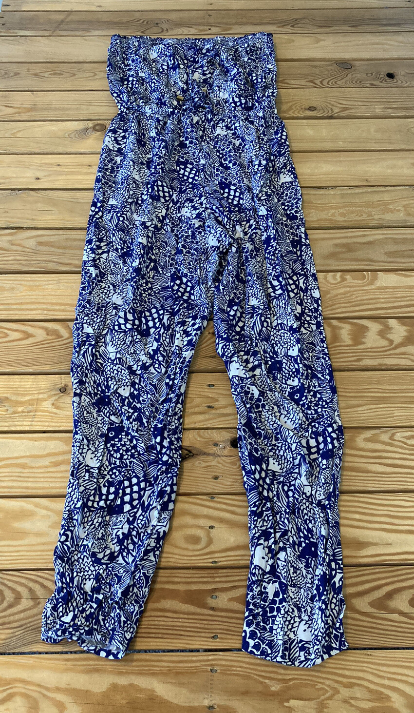 Lilly Pulitzer Women’s Strapless Patterned jumpsu… - image 1