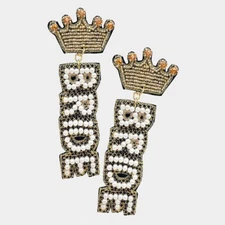 Bridal Wedding Earring, Beaded Earrings, Gift ideas, Bridesmaid Earrings