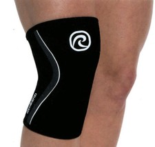 Rehband Rx Knee Support, 3mm/5mm Black, XS M XL 105206 Neoprene Sport Brace