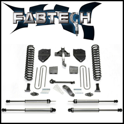 Fabtech 6'' Basic Lift Kit w/Dirt Logic Shocks for 2017-2021 Ford F-250 F-350 4WD