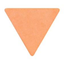 Delrin Orange Guitar Or Bass Pick 0.60 mm Premium Made In USA 355 Large Triangle