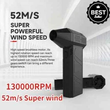 130,000 RPM Handheld Brushless Motor 3nd Violent Blower Fan Wind Speed 52m/s
