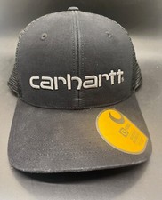 New Carhartt Trucker Hat Force Canvas  Black ...