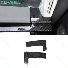 For Land Rover Discovery 5 2017-24 ABS Carbon Fiber Console Dash Both Side Cover