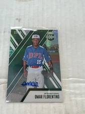 Omar Florentino 2017 Panini Elite Extra Edition Emerald Auto #157 #22/25 NrMt