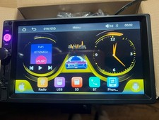 7 Inch Touch Screen Double Din Car Radio with Bluetooth,FM Radio, AUX/USB/TF