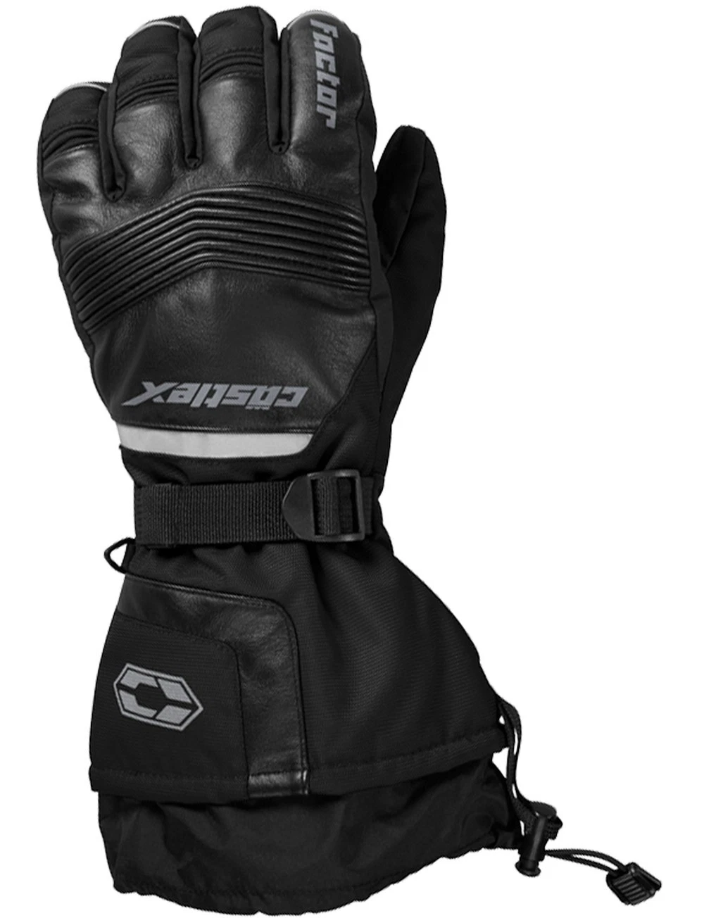 Castle X Factor Mens Snowmobile Gloves Black