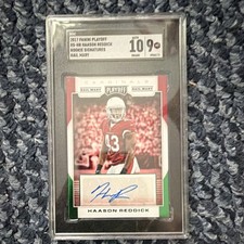 Panini 2017 Playoff Haason Reddick Rookie Signatures Hail Mary Auto SGC 10 NFL