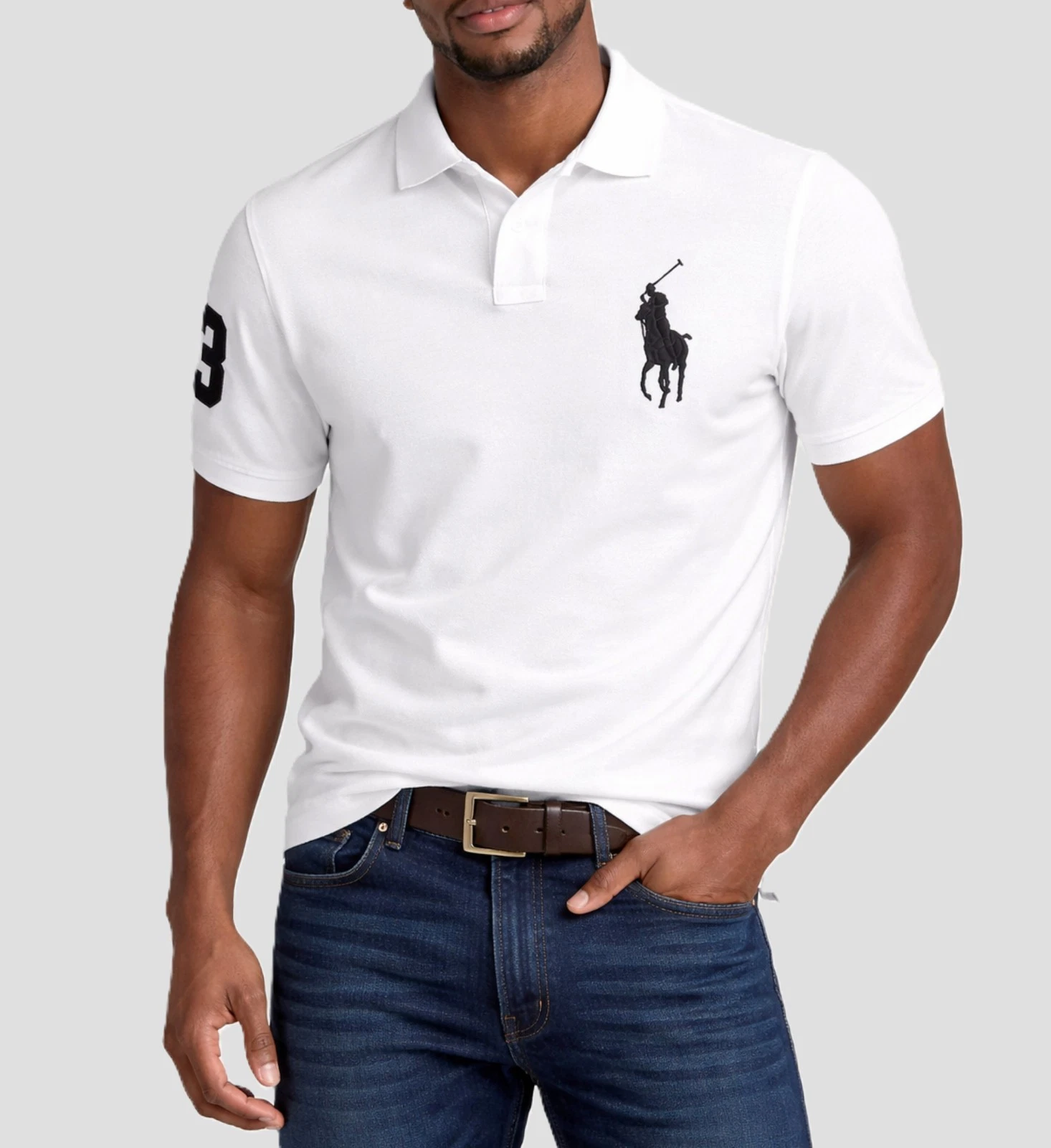 *NWT - POLO RALPH LAUREN Mens Big Pony Custom Slim Fit Polo Shirt -WHITE- S XXL
Opens in a new windo