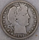Barber Half 1892