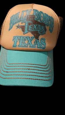 Billy Bob's Texas Brown Turquoise Trucker Hat Adjustable Western One Size Men