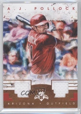 2016 Panini Diamond Kings Materials Bronze 9/49 AJ Pollock #DKM-AO 0f8