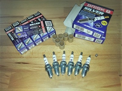 6x BRISK DR17YS-1 Spark Plugs fit: Hyundai Santa Fe - 2.7/3.5 V6 - 2001 to 2006