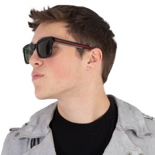 Gucci Green Square Men's Sunglasses GG0001SN 002 52 GG0001SN 002 52