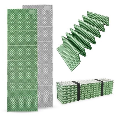 Camping and Backpacking Foam Sleeping Pad green 75.59''L x 22.05''W x 0.87''Th