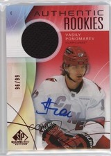 2024 SP Game Used Authentic Rookies Red Jersey 96/99 Vasily Ponomarev Auto 0c3