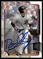 2015 Bowman RONNIE JEBAVY Signed Card Autograph GIANTS RC MURFREESBORO, TN auto