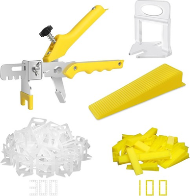 #ad DGSL Tile Leveling System with Tile Plier 300 Piece Tile Spacers Clips and... $37.95