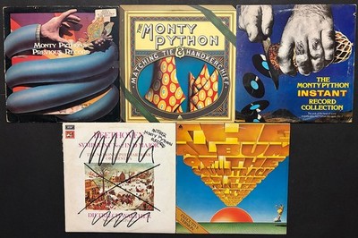 Monty Python lot of 5 LPs Previous/Matching Tie/Instant/Another/Holy Grail