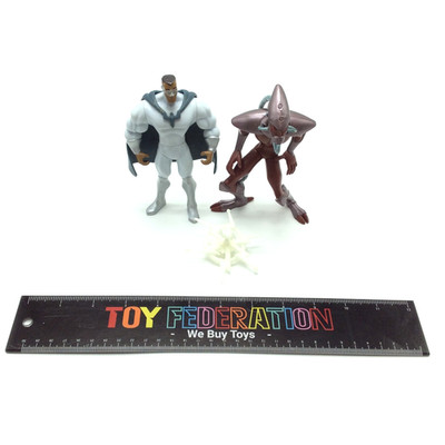 2004 Playmates Teenage Mutant Ninja Turtles SILVER SENTRY & DR. MALIGNUS Lot