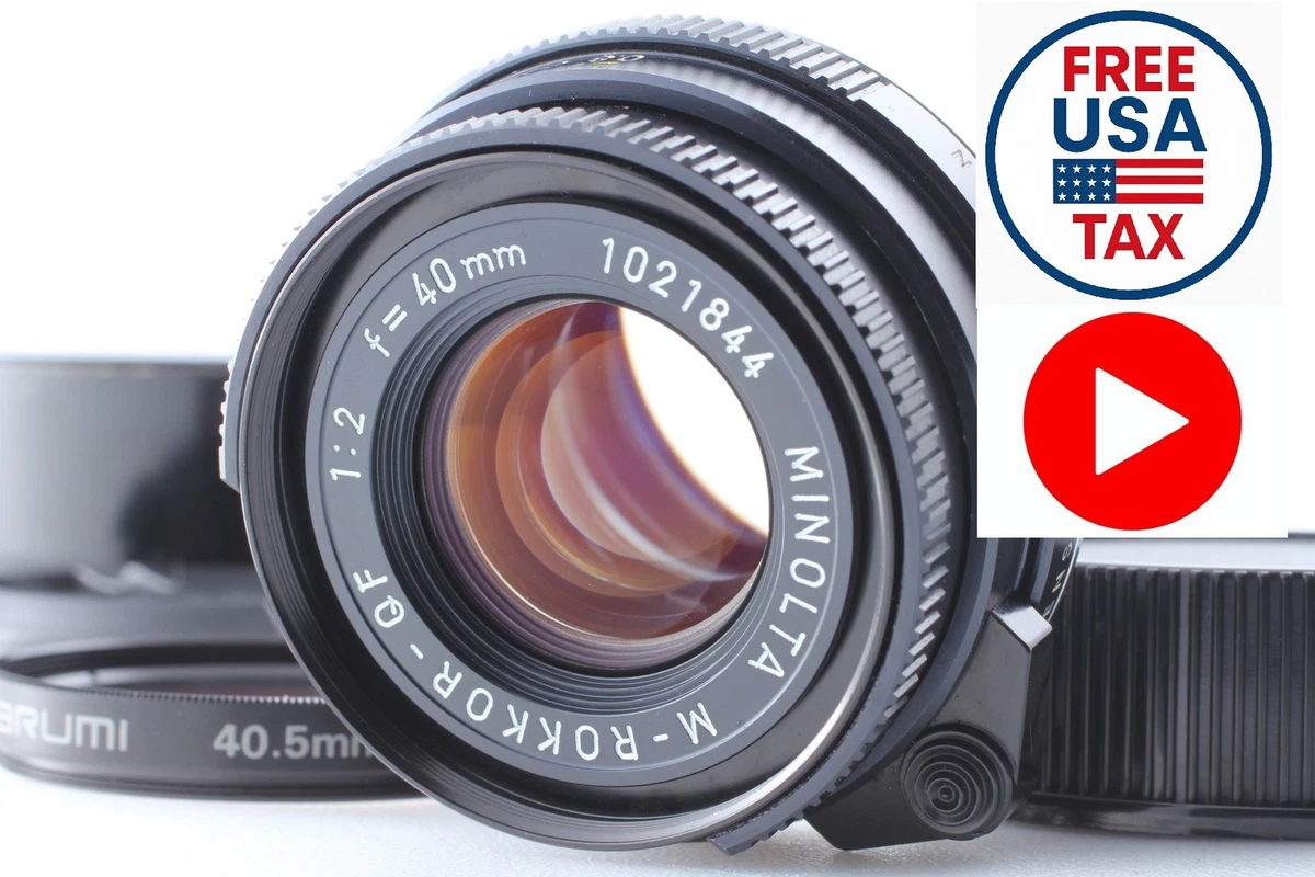Minolta M-ROKKOR QF 40mm F2 美品 Minolta M Rokkor 40mm F2 for sale - eBay