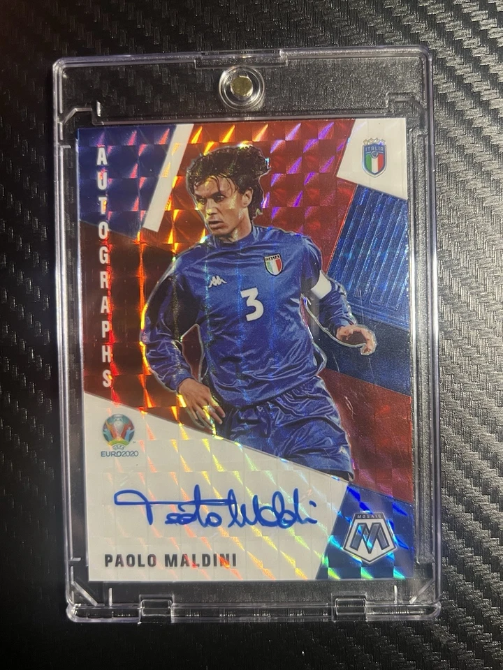 Paolo Maldini Auto | Mosaico Panini 2021 UEFA Euro Soccer | Italia | Prizm Auto Foto 3 de 3