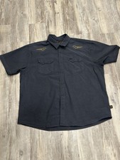 Howler Brothers Shirt Men XL Gray Crosscut Deluxe Pictograph Gaucho Western