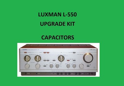 Stereoverstärker LUXMAN L-550 Reparatur-KIT   alle Kondensatoren